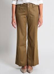 Pantalon flare taille normale taille normale vert MEXX femme