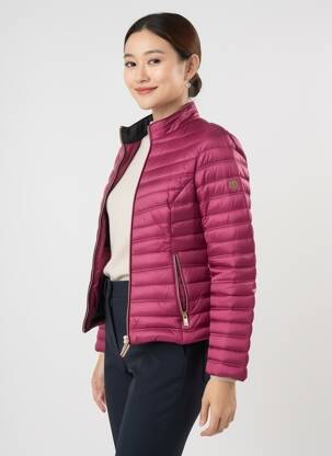 Doudoune manches longues sans capuche violet VIRGINIA BLU' femme