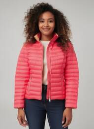 Doudoune manches longues sans capuche rose VIRGINIA BLU' femme