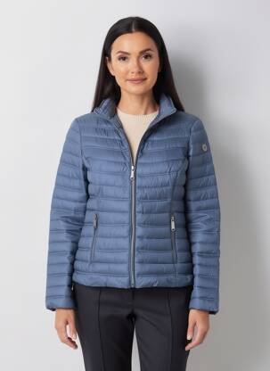 Doudoune manches longues sans capuche bleu VIRGINIA BLU' femme