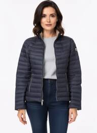 Doudoune manches longues sans capuche bleu fonce VIRGINIA BLU' femme