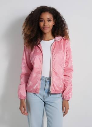 Blouson effet matière satinée rose IL GRANCHIO femme