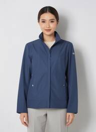 Coupe-vent poches sans capuche bleu VIRGINIA BLU' femme