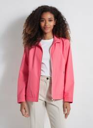 Coupe-vent poches sans capuche rose VIRGINIA BLU' femme