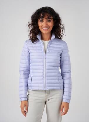 Doudoune poches sans capuche violet VIRGINIA BLU' femme