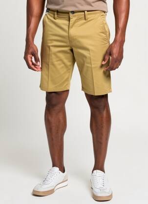 Bermuda coupe droite jaune SEA BARRIER homme