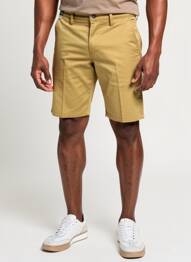 Bermuda coupe droite jaune SEA BARRIER homme