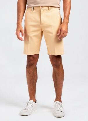 Bermuda coupe droite orange SEA BARRIER homme