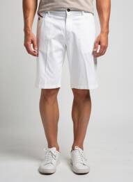 Bermuda taille à pinces taille normale blanc SEA BARRIER homme