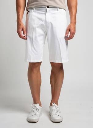 Bermuda taille à pinces taille normale blanc SEA BARRIER homme