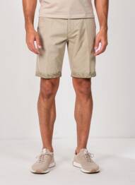 Bermuda taille à pinces taille normale beige SEA BARRIER homme