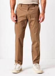 Pantalon chino tissage popeline taille normale marron SEA BARRIER homme