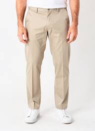 Pantalon chino tissage popeline taille normale marron SEA BARRIER homme