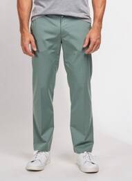 Pantalon chino tissage chiné taille basse vert SEA BARRIER homme