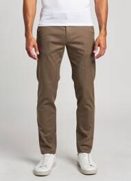 Pantalon chino tissage popeline taille normale marron SEA BARRIER homme
