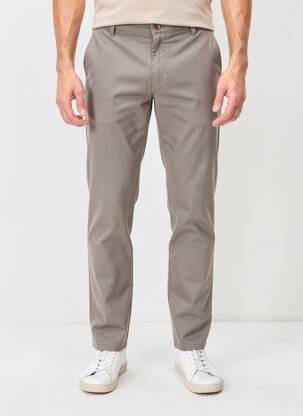 Pantalon chino tissage chiné taille normale gris SEA BARRIER homme