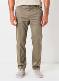 Pantalon chino tissage chiné taille normale marron SEA BARRIER homme