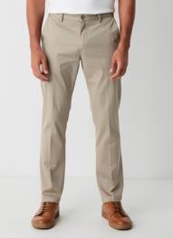 Pantalon chino tissage chiné taille normale marron SEA BARRIER homme