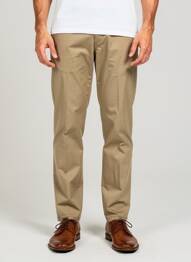Pantalon chino tissage chiné taille normale marron SEA BARRIER homme