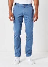 Pantalon chino stretch taille normale bleu SEA BARRIER homme