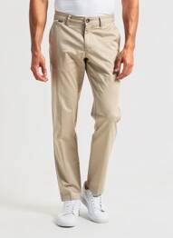Pantalon chino tissage popeline taille normale beige SEA BARRIER homme