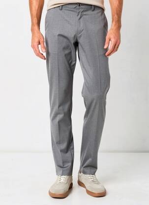Pantalon chino tissage chiné taille normale gris SEA BARRIER homme