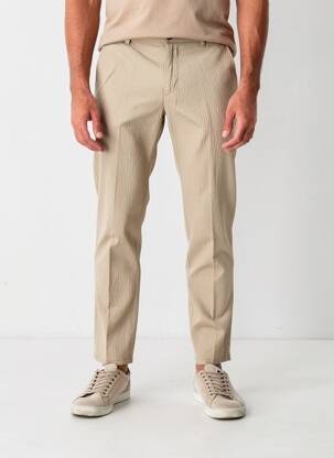 Pantalon chino poches taille normale gris SEA BARRIER homme