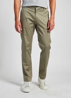 Pantalon chino tissage popeline taille normale vert SEA BARRIER homme