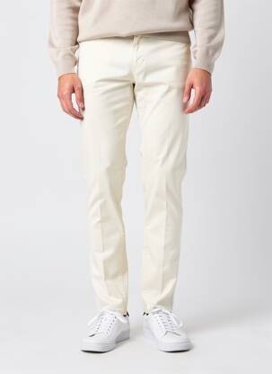 Pantalon slim tissage popeline taille normale beige SEA BARRIER homme