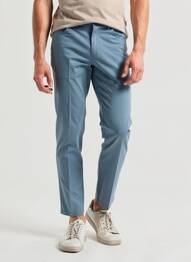 Pantalon slim tissage popeline taille normale bleu SEA BARRIER homme