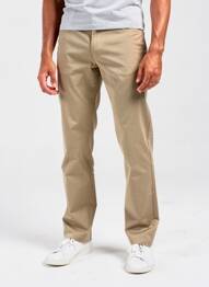 Pantalon slim tissage chiné taille normale jaune SEA BARRIER homme