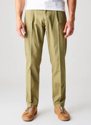 Pantalon chino tissage popeline taille normale vert SEA BARRIER homme