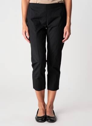 Pantalon 7/8 taille élastique taille normale noir RHUM RAISIN femme