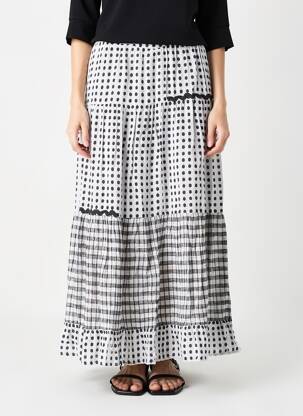 Jupe longue doublure noir RHUM RAISIN femme