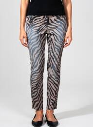 Pantalon slim stretch taille normale noir MARC AUREL femme