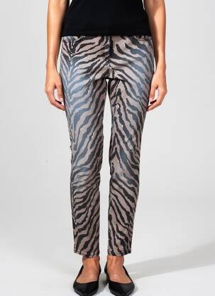 Pantalon slim stretch taille normale noir MARC AUREL femme