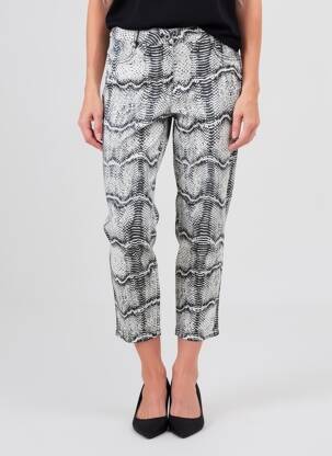 Pantalon 7/8 stretch taille normale noir MARC AUREL femme