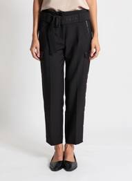 Pantalon 7/8 stretch taille normale noir LOLA CASADEMUNT femme