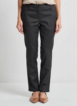 Pantalon slim taille élastique taille normale noir GUY DUBOUIS femme