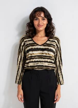 Pull coupe droite manches longues noir LE PETIT BAIGNEUR femme