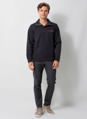 Sweat-shirt stretch manches longues gris OLIVER HOLTON homme