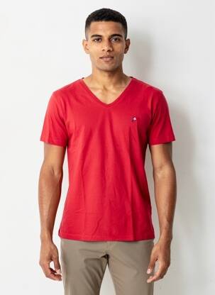 T-shirt coupe cintrée manches courtes rouge JOTT (JUST OVER THE TOP) homme