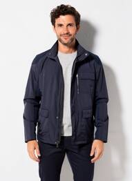 Coupe-vent manches longues a capuche bleu COFOX homme