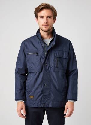 Parka manches longues sans capuche bleu CAMEL ACTIVE homme