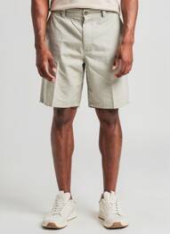 Bermuda taille à pinces taille normale gris HATTRIC homme