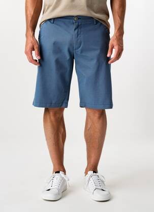 Bermuda taille à pinces taille normale bleu ATELIER GARDEUR homme