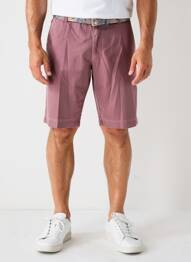 Bermuda taille à pinces taille normale violet MEYER homme
