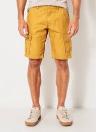 Bermuda multipoches taille normale jaune CAMEL ACTIVE homme