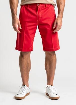 Bermuda taille à pinces taille normale rouge ATELIER GARDEUR homme
