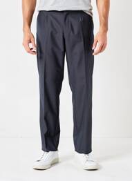 Pantalon droit tissage chiné taille normale gris IZAC homme